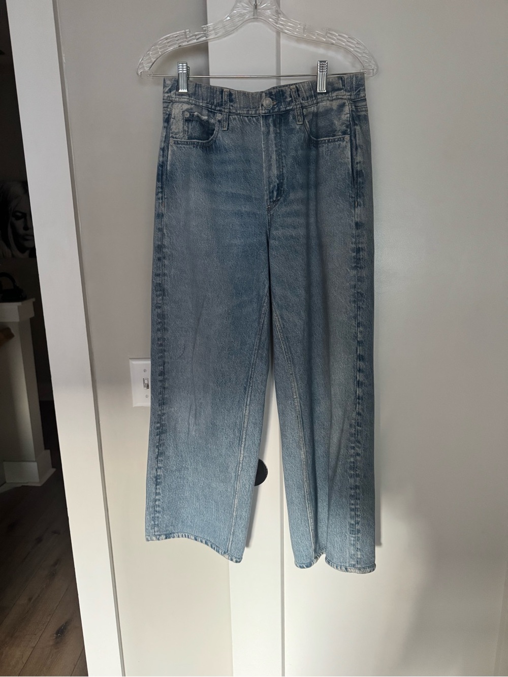 rag & bone Light Blue Relaxed womens sweatpant Jeans